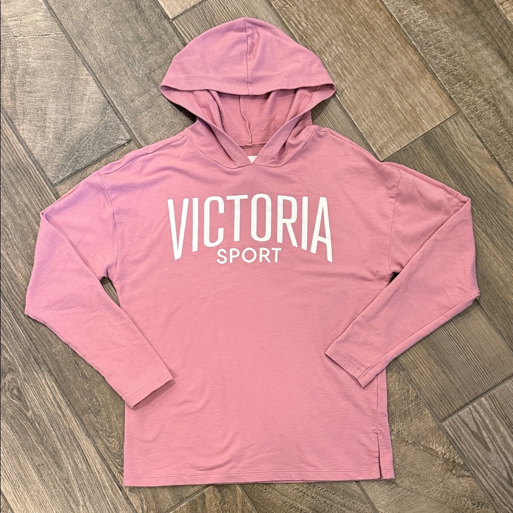 Victoria’s Secret VSX Victoria Sport Pink Lightweight Hoodie Pullover Small - Picture 7 of 14